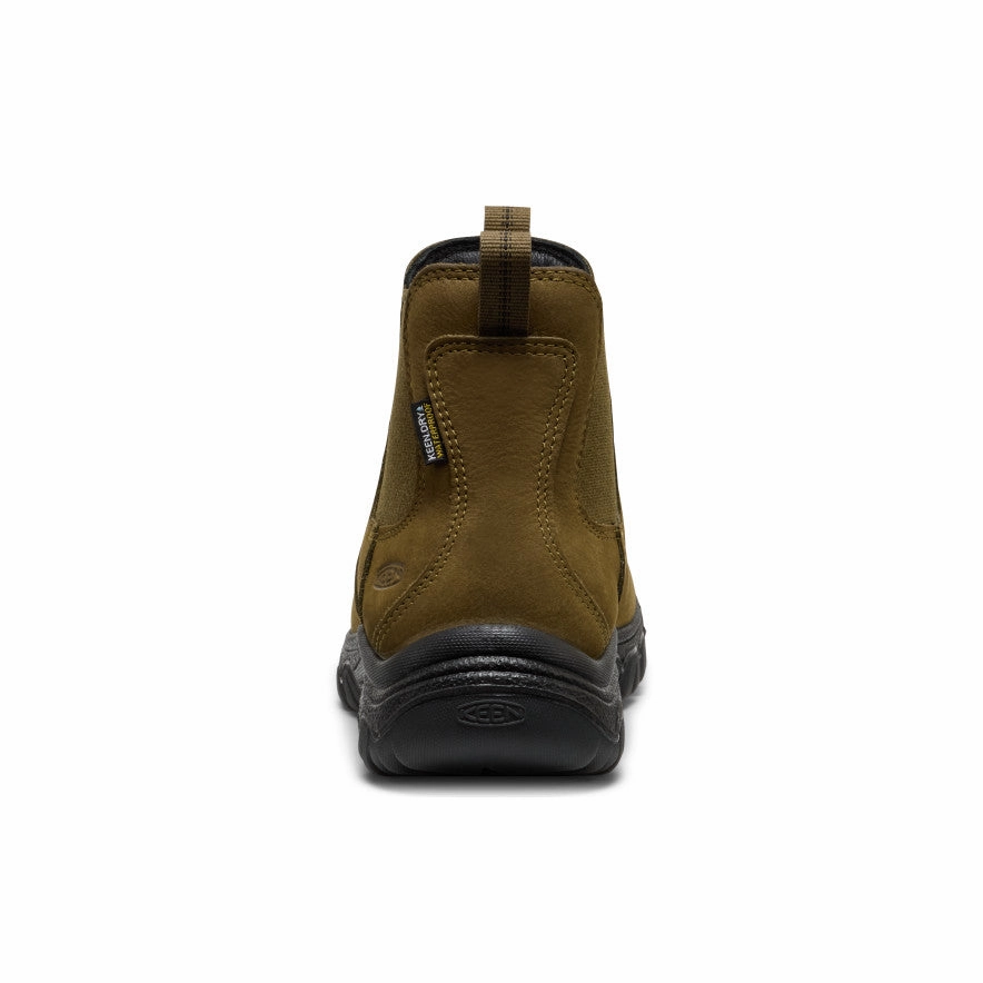 Women'S Greta Ii Waterproof Chelsea  |  Dark Olive/Black Make It Flow