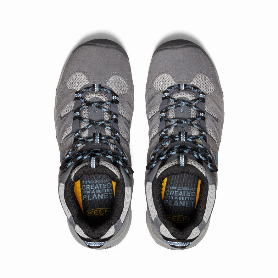Crafted Silhouette Built For Pace Women'S Headout Waterproof Hiking Boot  |  Steel Grey/Blue Heaven