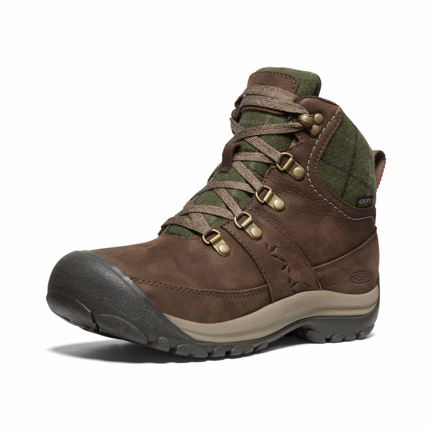 Women'S Kaci Iii Winter Waterproof Boot  |  Dark Earth/Green Plaid Live Lightwear