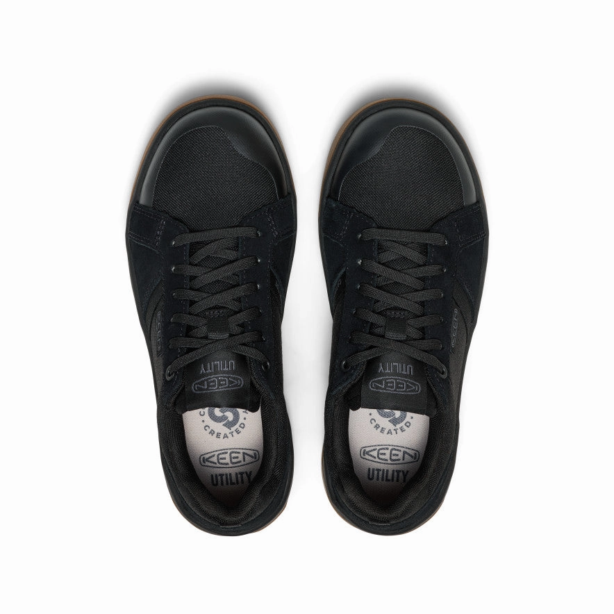 Women'S Kenton Work Shoe (Carbon Toe)  |  Black/Gum Flow In Motion