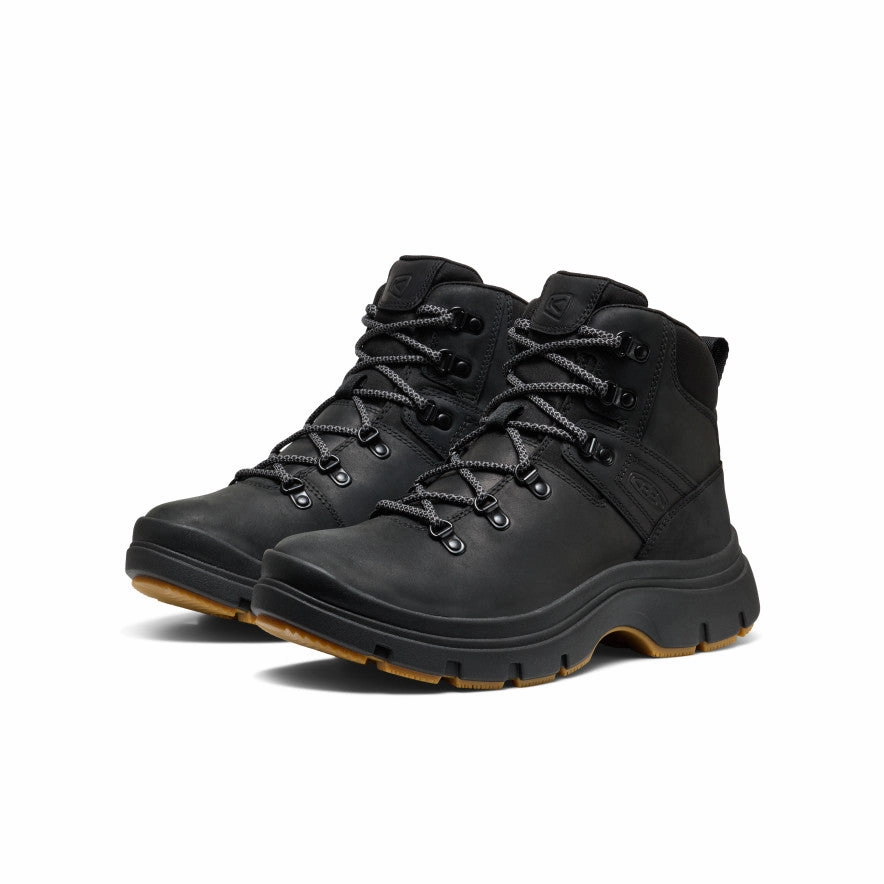 Layered Utility Women'S Kosa Leather Boot  |  Black