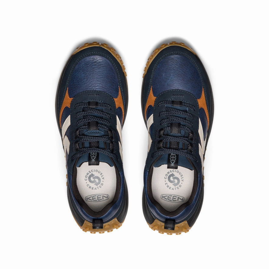 Performance Living Core Rhythm Women'S Ks86 Leather Sneaker  |  Sky Captain/Birch