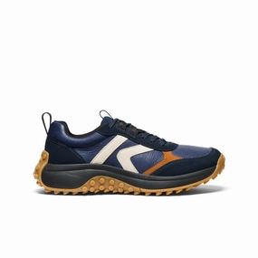 Built For Real Balanced Design Women'S Ks86 Leather Sneaker  |  Sky Captain/Birch