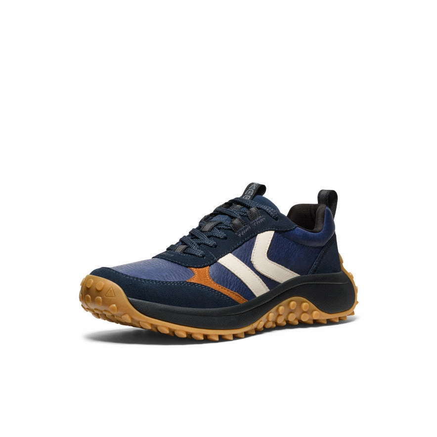 Function   Feel Women'S Ks86 Leather Sneaker  |  Sky Captain/Birch
