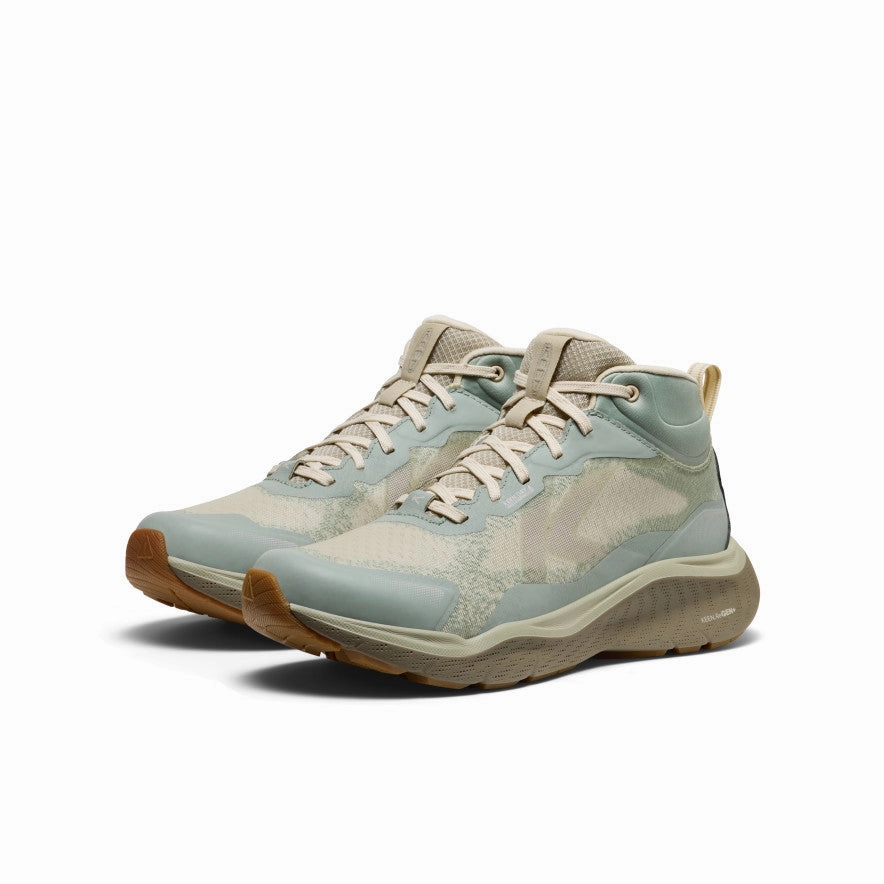 Women'S Leiki Waterproof Hiking Boot  |  Iceberg Green/Birch Form-Centered