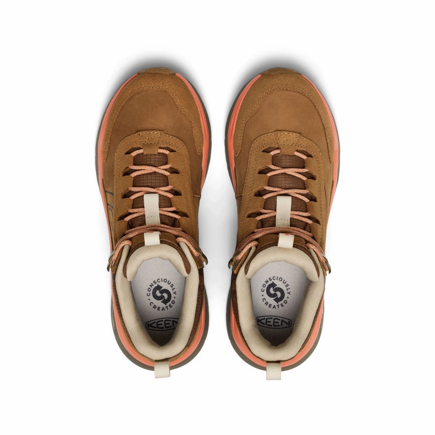 Cool Experience Seamless Transitions Women'S Leiki Waterproof Leather Hiking Boot  |  Chipmunk/Bison