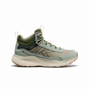 Women'S Leiki Waterproof Leather Hiking Boot  |  Iceberg Green/Bronze Green Soft Structure Motion Clarity