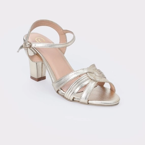 Women'S Metalic Heels Precision Comfort