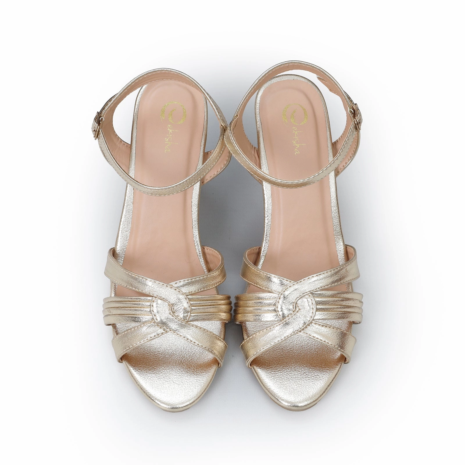 Elevated Motion Contemporary Flow Women'S Metalic Heels