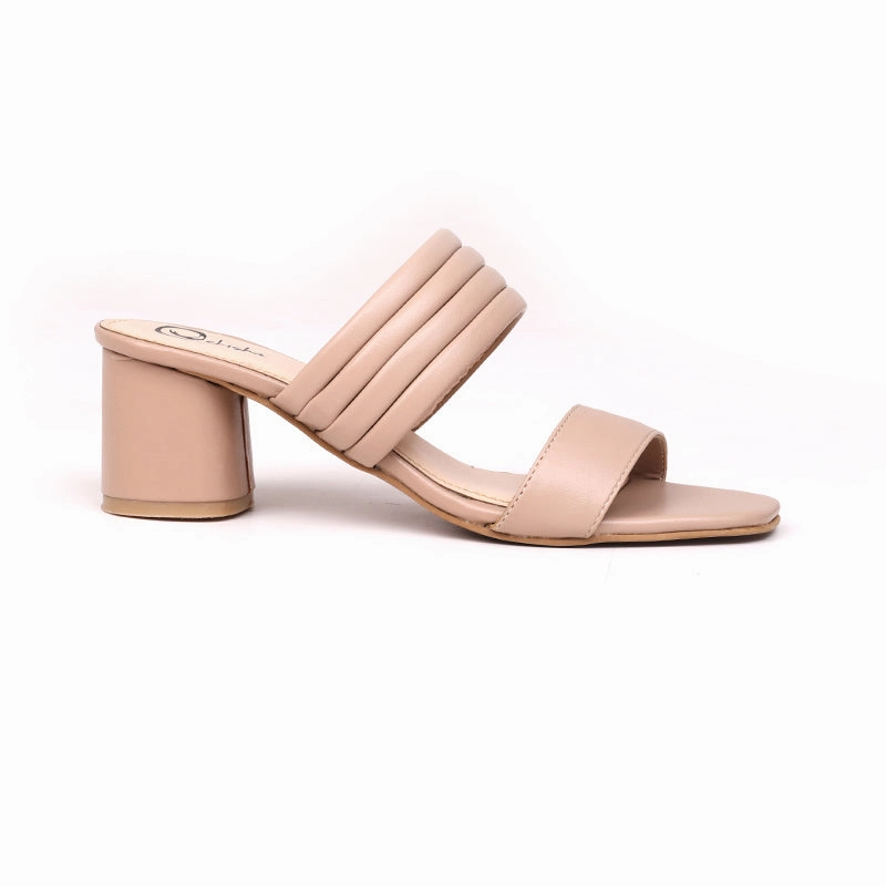 Women'S Ribbed Slipper Heels Crafted For Calm Style That Adapts