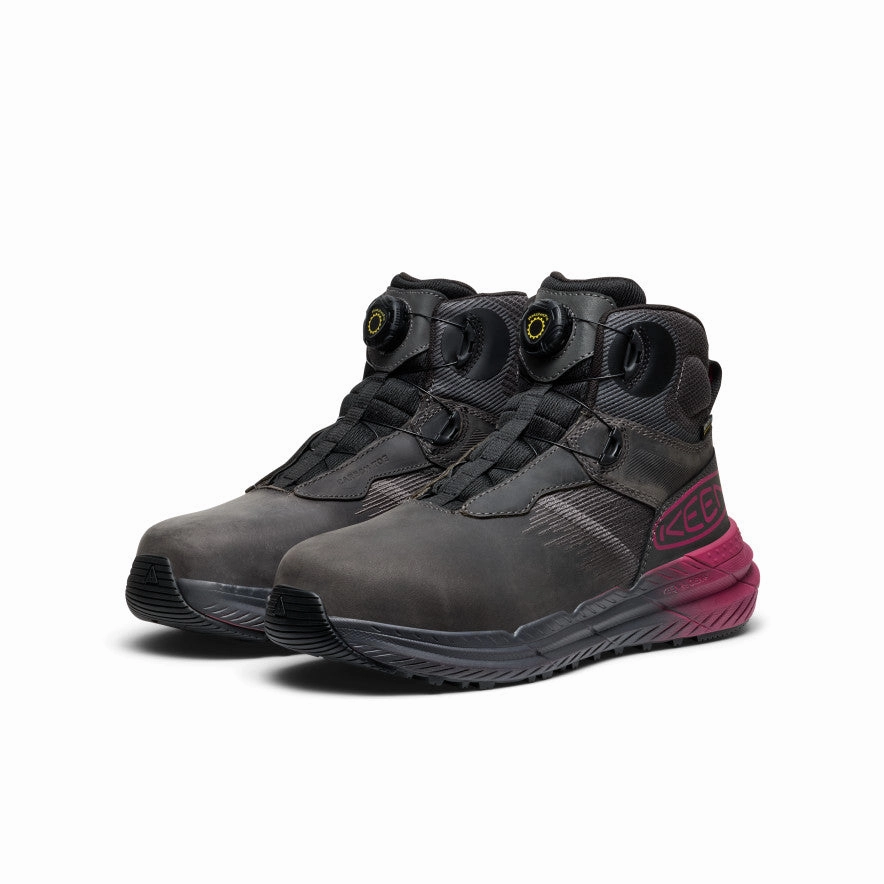 Smooth Fit Women'S Snapline Rf Waterproof Boot (Carbon Toe)  |  Magnet/Black