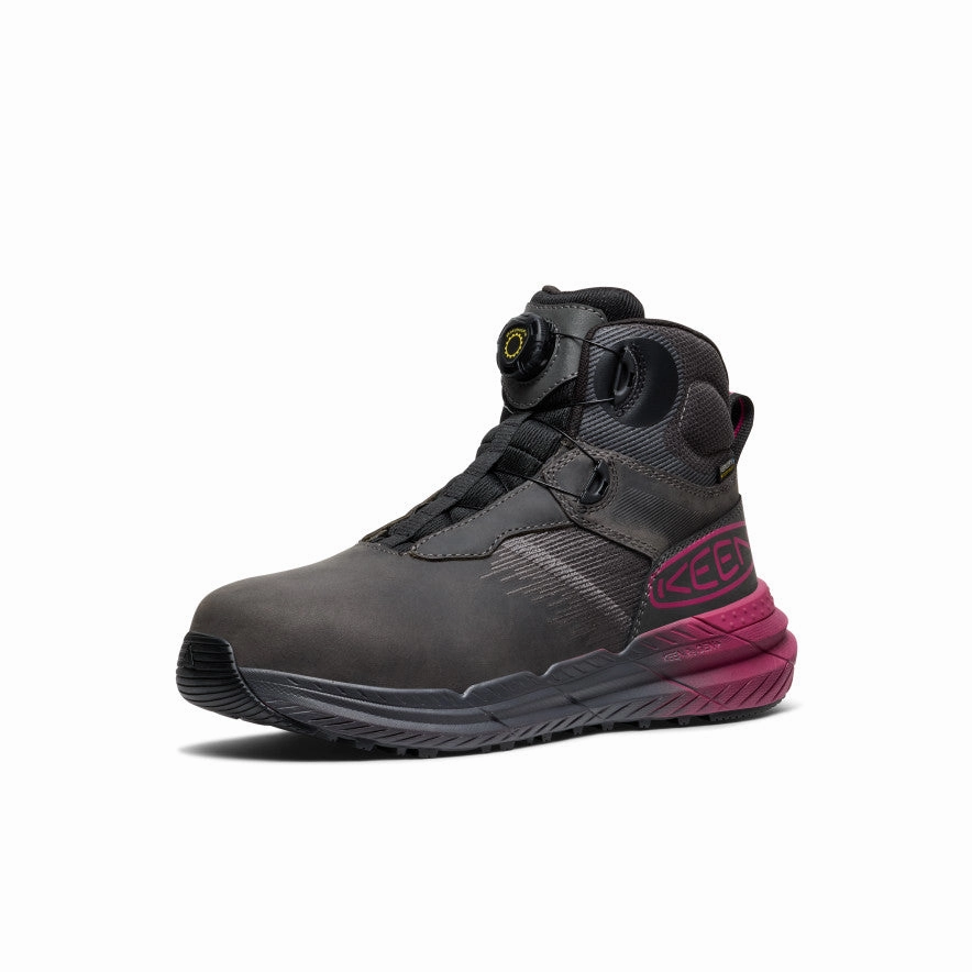 Designed For Lifestyle Women'S Snapline Rf Waterproof Boot (Carbon Toe)  |  Magnet/Black