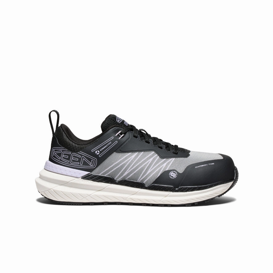 Wear Your World Women'S Speedworks Work Sneaker (Carbon Toe)  |  Thistle/Black