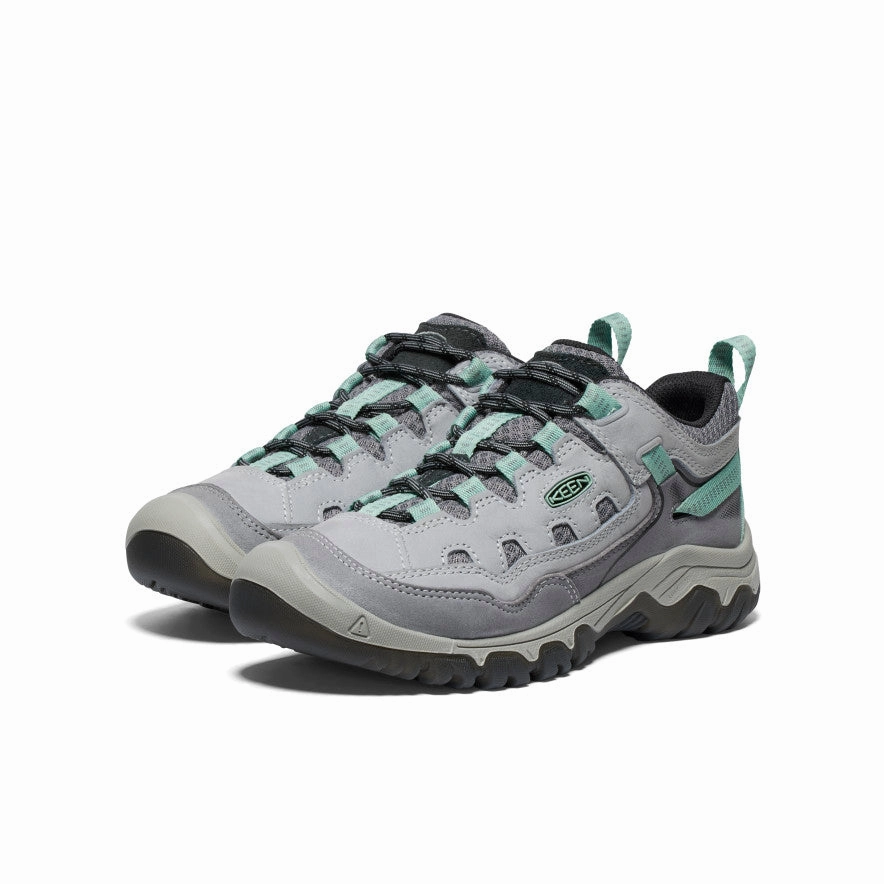Move Smarter Fresh Function Women'S Targhee Iv Vented Hiking Shoe  |  Alloy/Granite Green