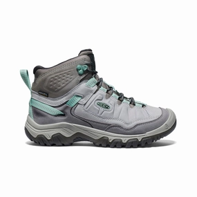 Daily Wear Women'S Targhee Iv Waterproof Hiking Boot  |  Alloy/Granite Green