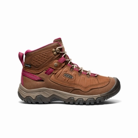 Women'S Targhee Iv Waterproof Hiking Boot  |  Bison/Beaujolais Precision-Fit