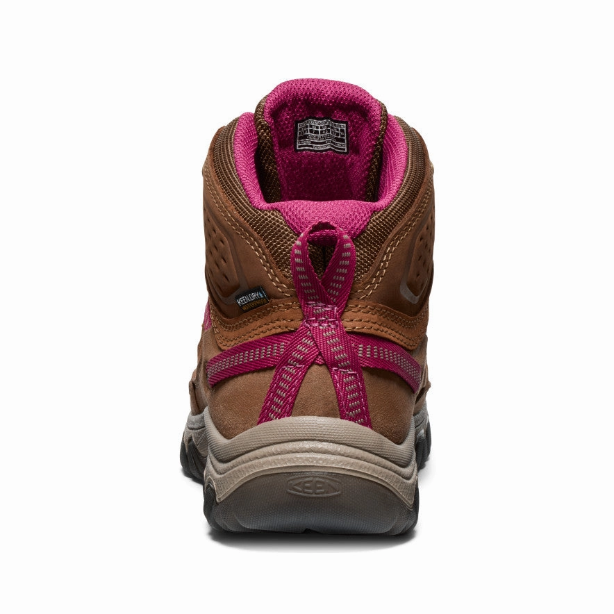 Women'S Targhee Iv Waterproof Hiking Boot  |  Bison/Beaujolais Designed For Fluidity
