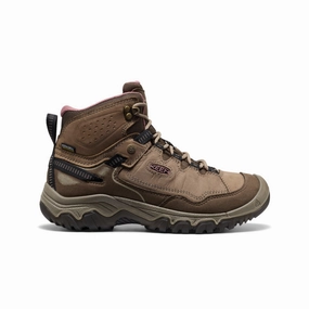 Women'S Targhee Iv Waterproof Hiking Boot  |  Brindle/Nostalgia Rose Purpose Fit