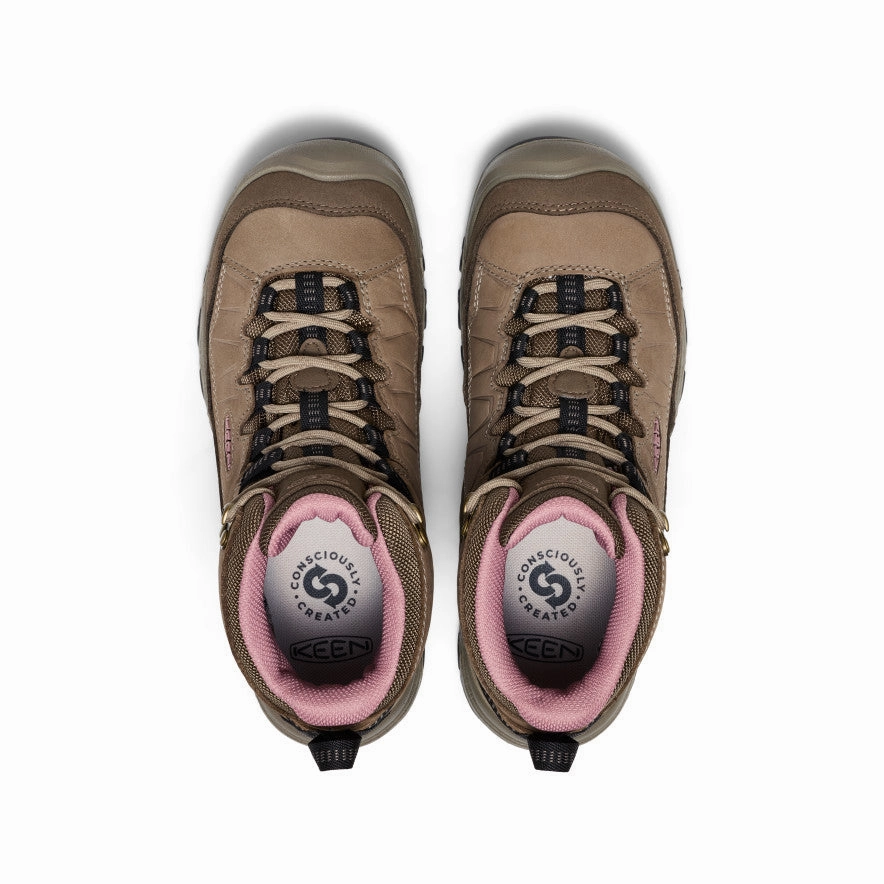 Smart Casual Core Instant Outfit Women'S Targhee Iv Waterproof Hiking Boot  |  Brindle/Nostalgia Rose