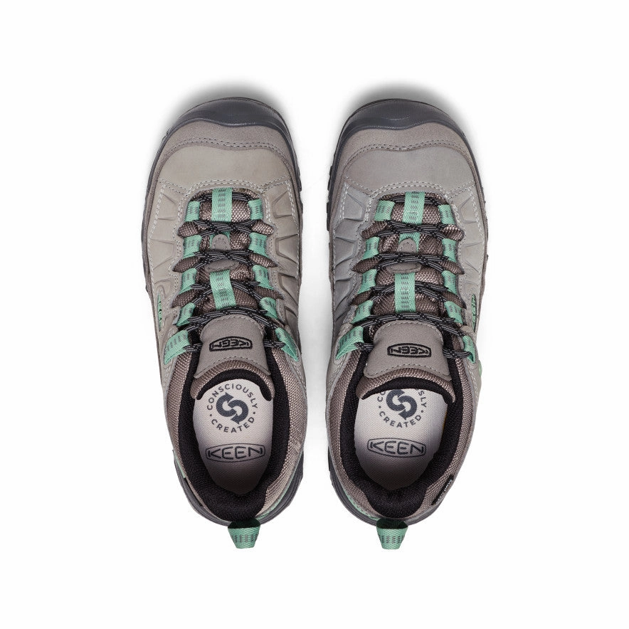 Women'S Targhee Iv Waterproof Hiking Shoe  |  Alloy/Granite Green Crafted In Flow