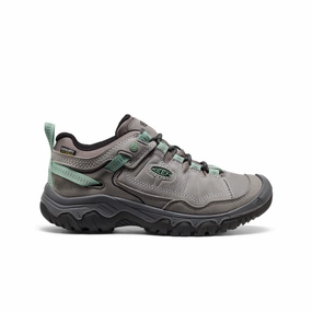Lifestyle Ahead Soft Impact Women'S Targhee Iv Waterproof Hiking Shoe  |  Alloy/Granite Green