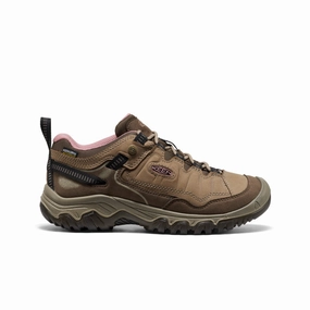 Women'S Targhee Iv Waterproof Hiking Shoe  |  Brindle/Nostalgia Rose Seamless City Cool Rhythm