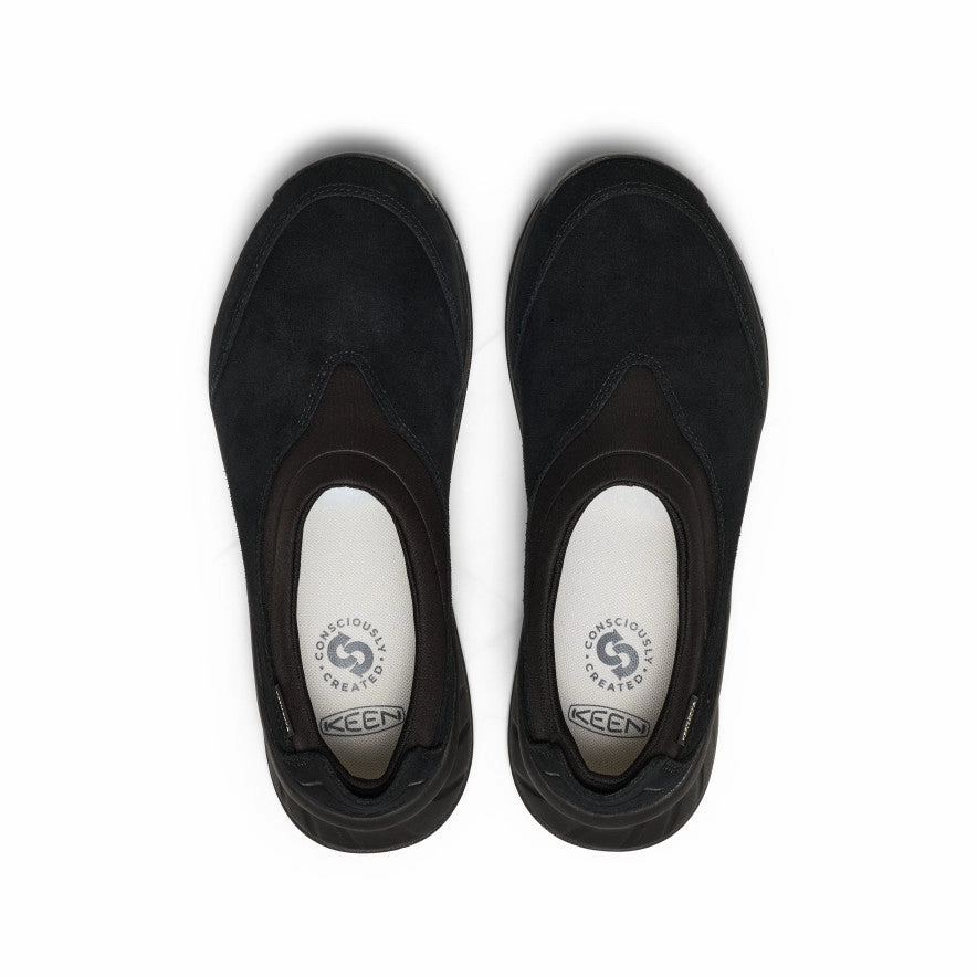 Cool Confidence Women'S Tts Moc Waterproof Sneaker  |  Black/Black
