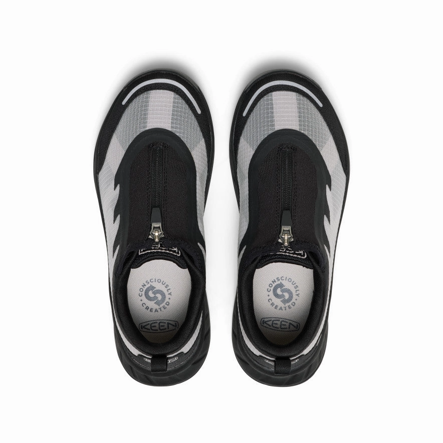 Women'S Tts Zip Sneaker  |  Black/Black Cool Minimalism Versatile Rhythm