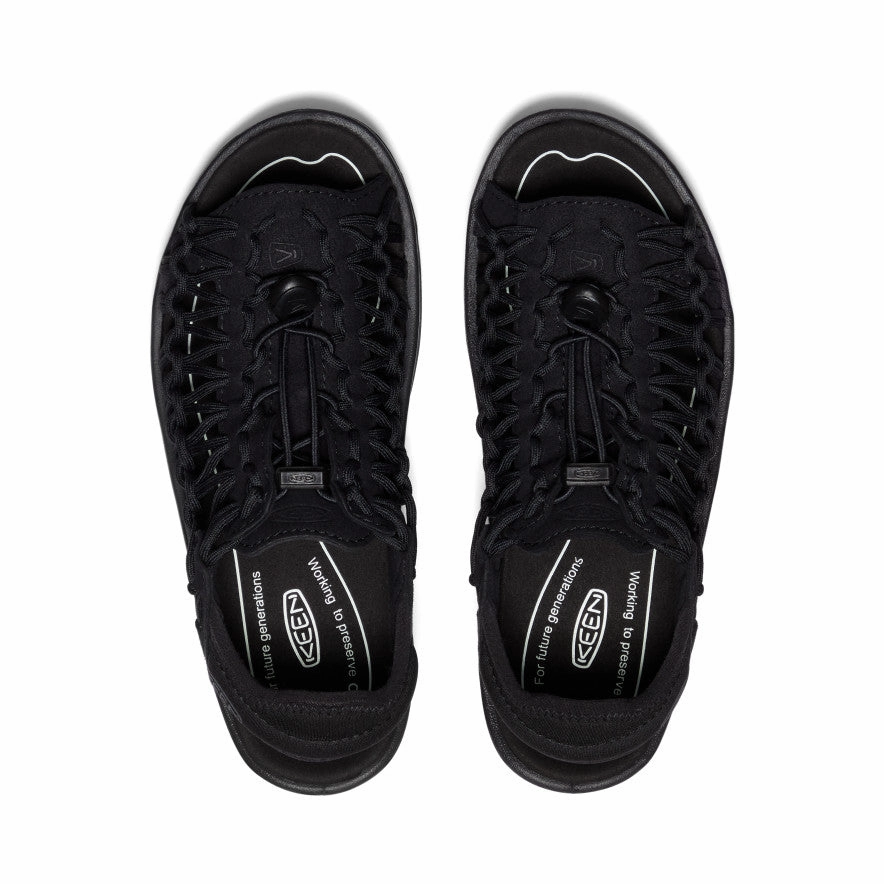 Women'S Uneek Ii Open-Toe Sneaker  |  Black/Black Curated City