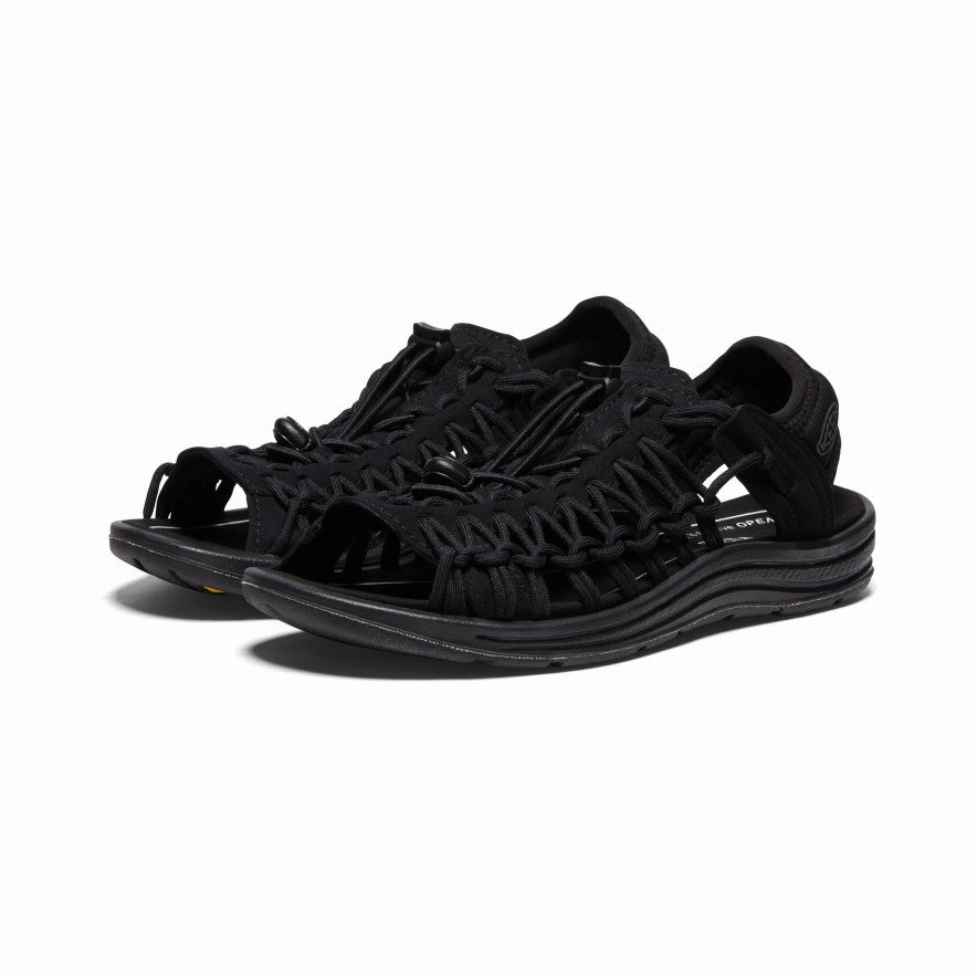 Women'S Uneek Ii Open-Toe Sneaker  |  Black/Black Balance Meets Style Bold In Simplicity