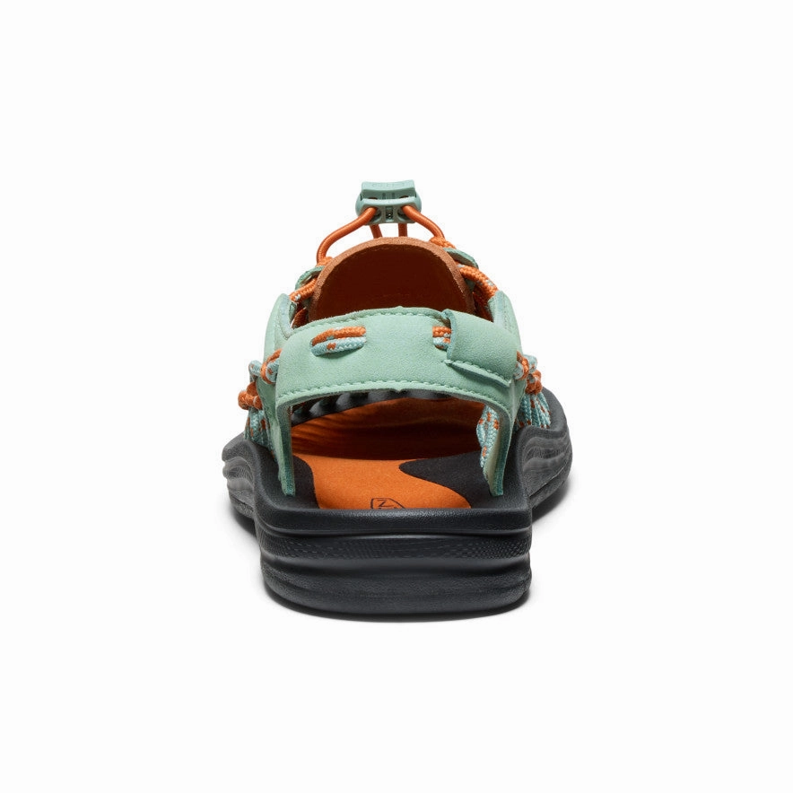Go-Mode Fit Women'S Uneek Sneaker  |  Granite Green/Gold Flame