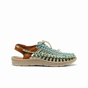 Smooth Fit Women'S Uneek Sneaker  |  Milky Blue/Roasted Pecan