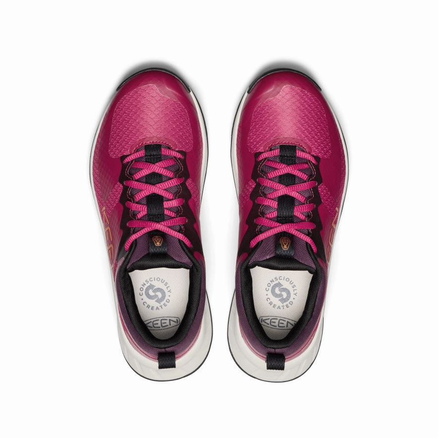 Modular Function Inspired By Rhythm Women'S Versacore Waterproof Shoe  |  Beaujolais/Gold Flame