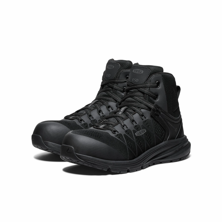 Calm In Motionwear Women'S Vista Energy Mid Esd (Carbon Toe)  |  Black/Black