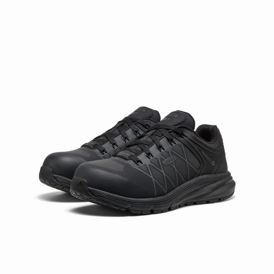 Women'S Vista Energy Xt Work Sneaker Int Met (Carbon Toe)  |  Black/Magnet Urban Inspired Ready For Change