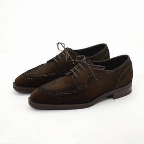 Adapt Daily Clean Profile Xavier Moc Toe Derby Shoes Mto - Chocolate Suede