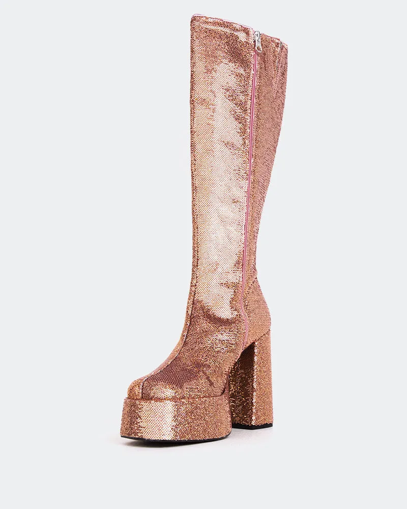 Latto Pink Sequins Integrated Cool