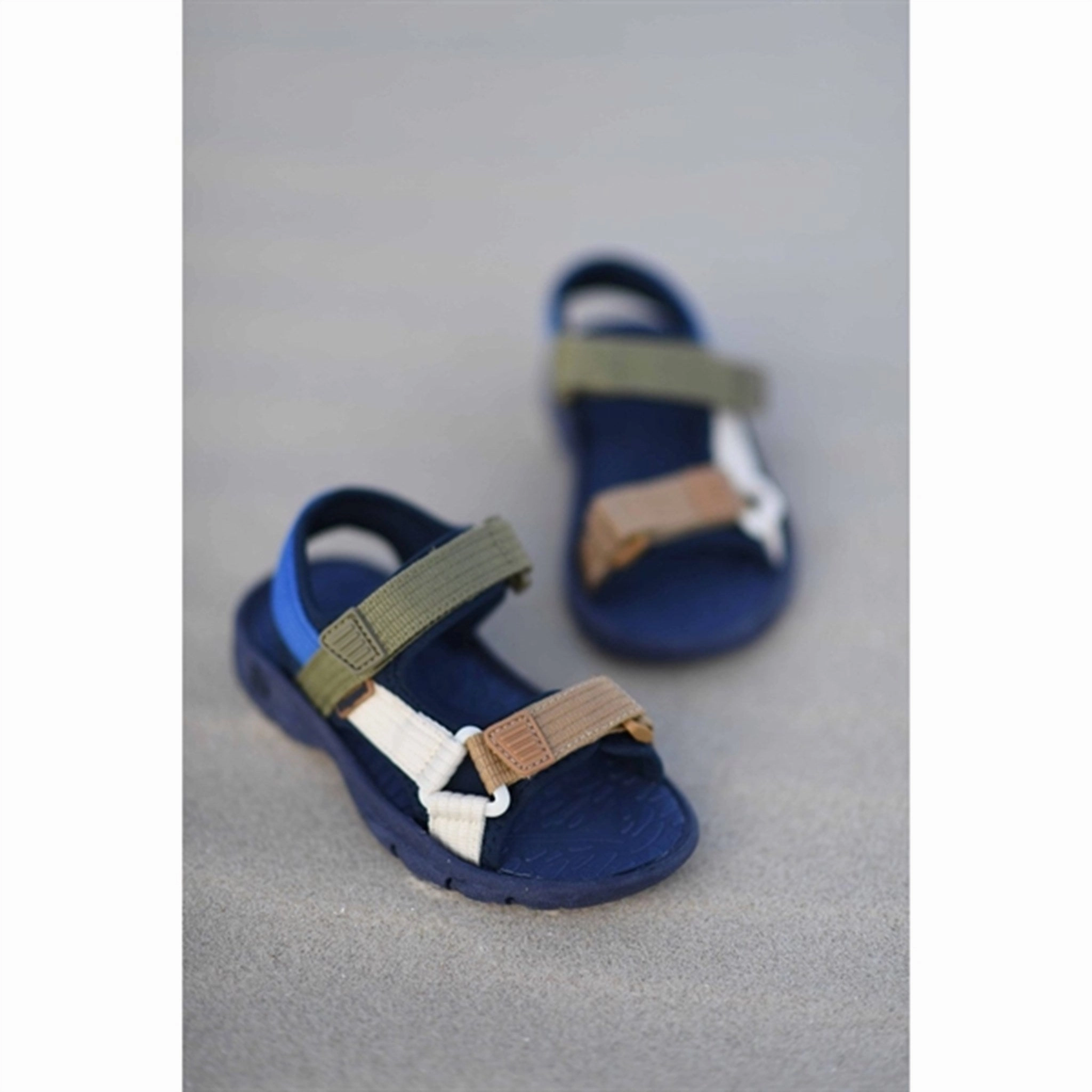 Bisgaard Nico S Sandal Navy Streamlined Urban