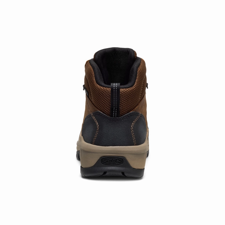 Core Movement Men'S Skokie Waterproof Work Boot (Carbon Toe)  |  Dark Earth/Black