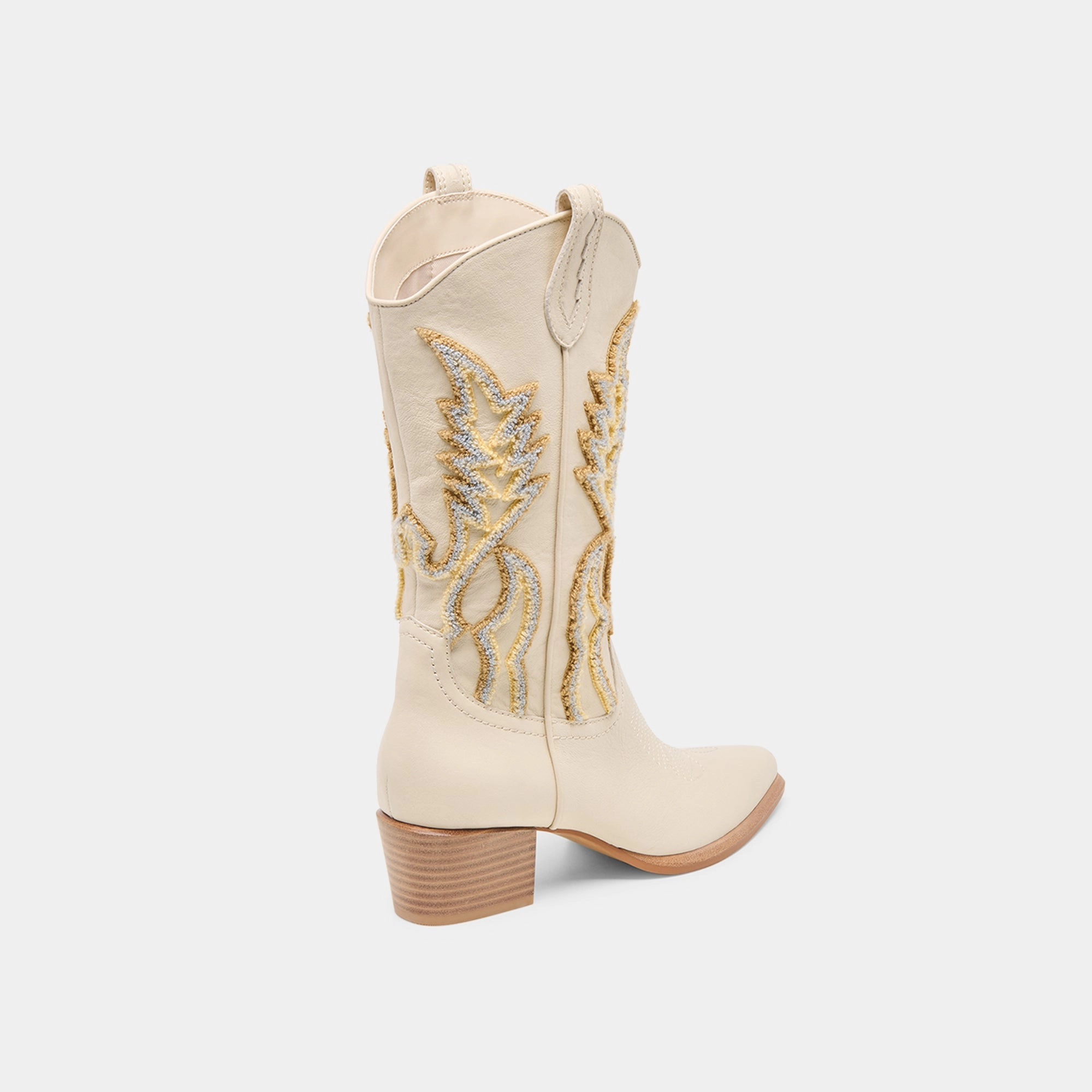 Future Classic Vila Boots Ivory Leather
