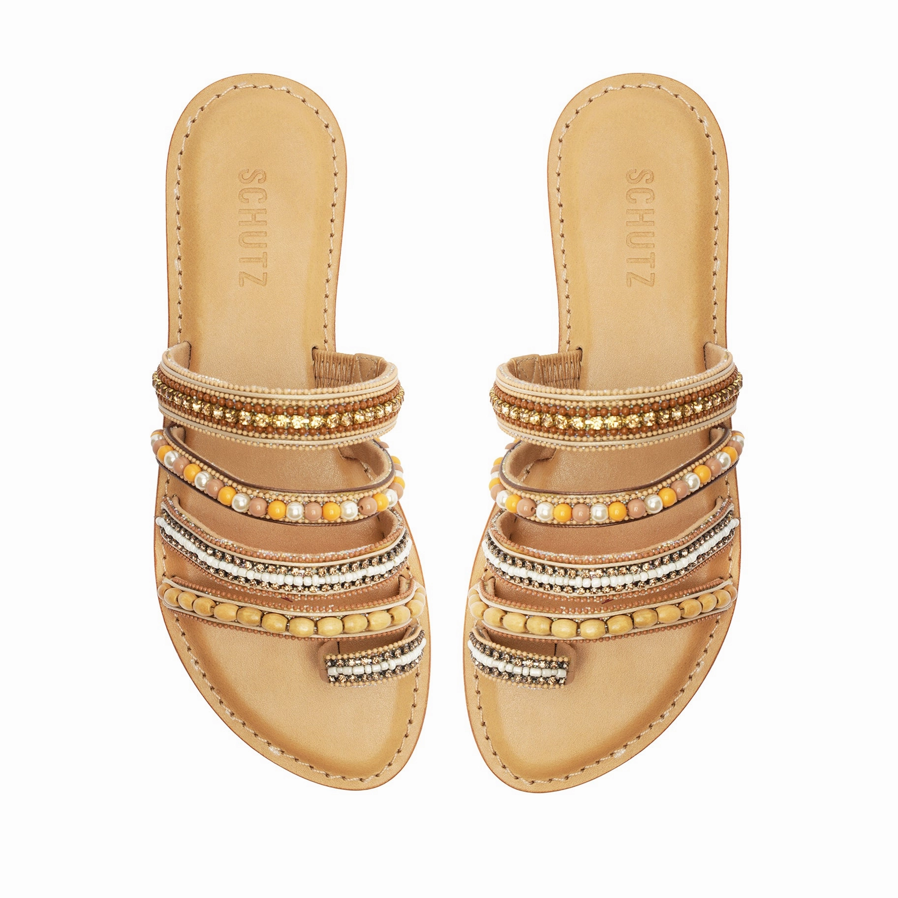 Jade Flat Sandal Clean Forms