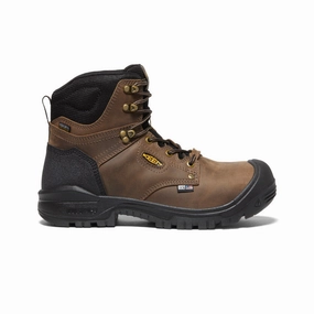 City-Form Men'S Independence 6" Waterproof Boot (Carbon Toe)  |  Dark Earth/Black