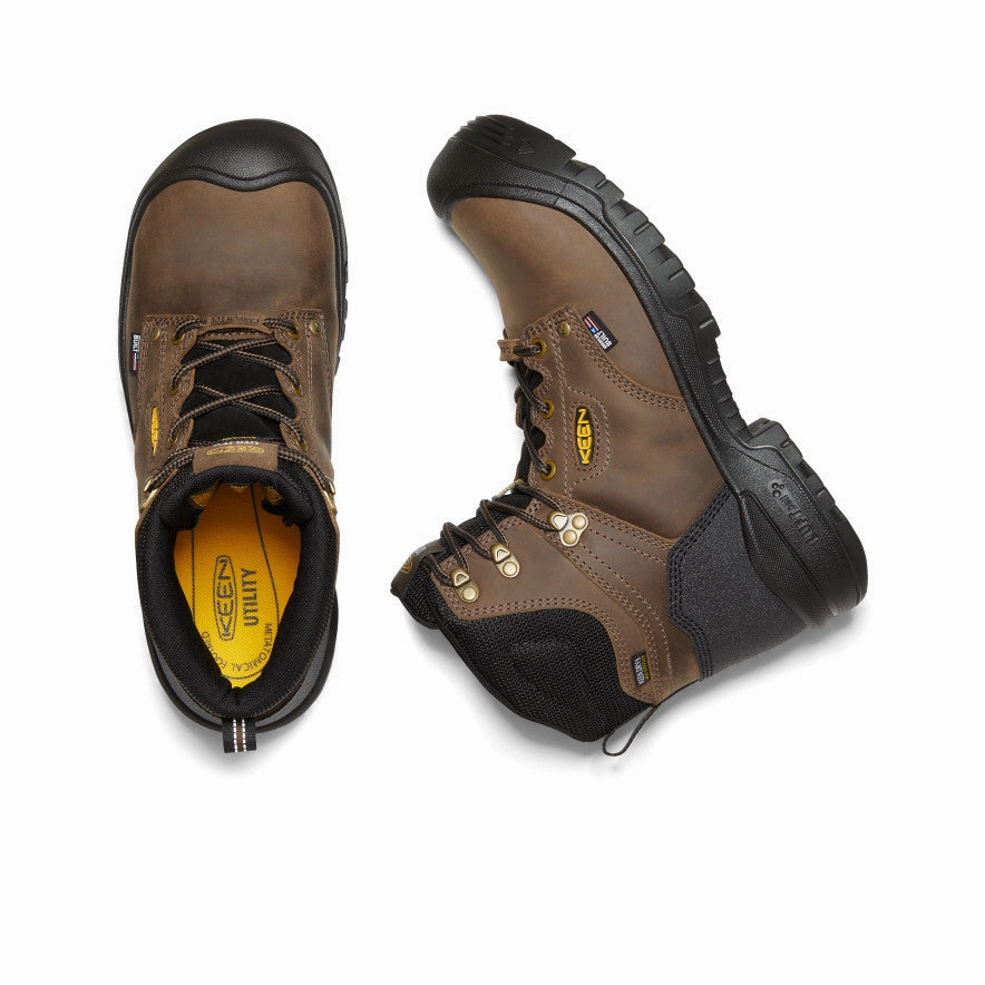 Men'S Independence 6" Waterproof Boot (Carbon Toe)  |  Dark Earth/Black Clean Attitude