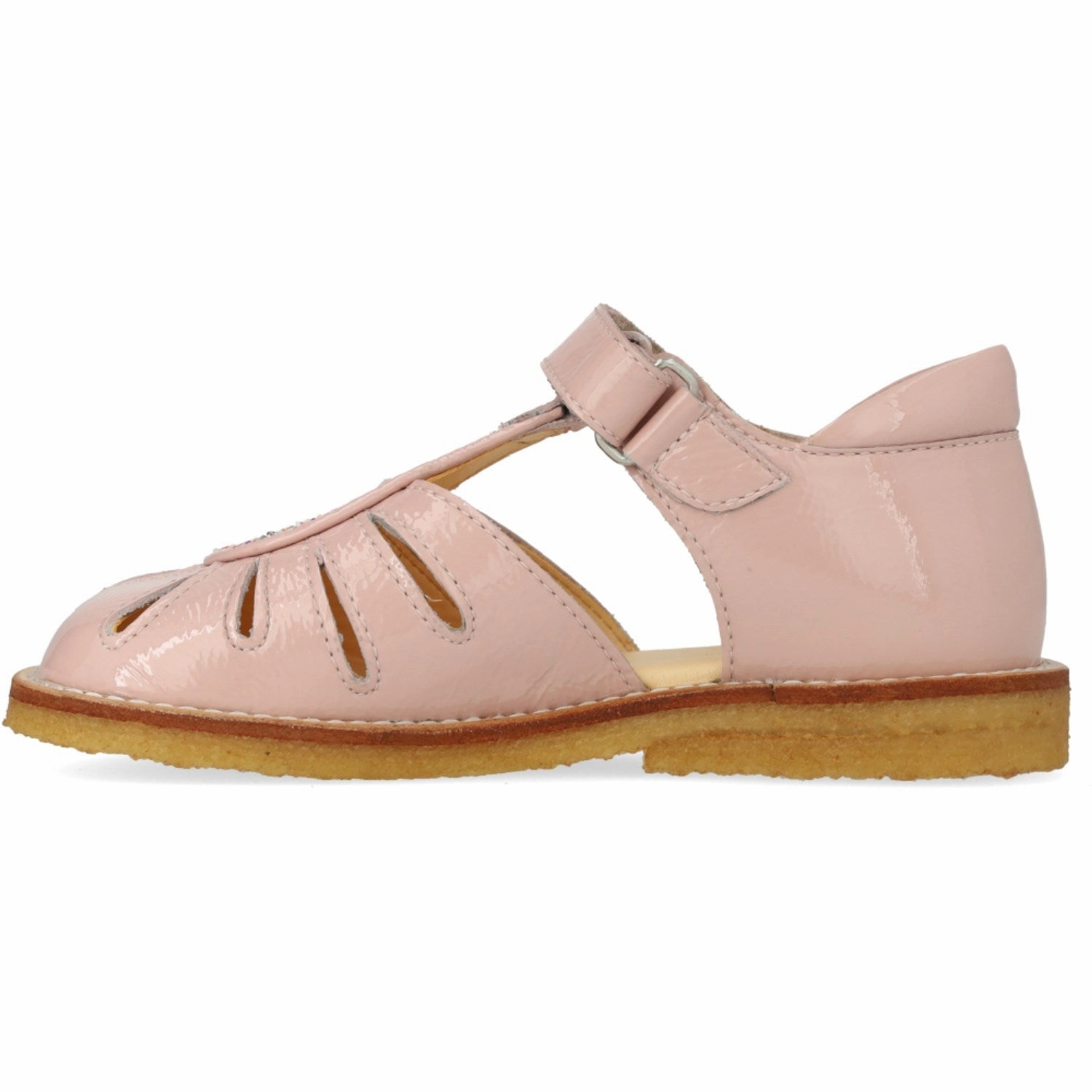 Angulus Rosebud/Rosebud Glitter Sandal With Drop Detail In Sparkling Glitter City Uniform Adapt To Flow