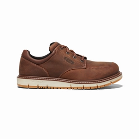 Men'S San Jose Oxford (Aluminum Toe)  |  Gingerbread/Off White Confident Comfort
