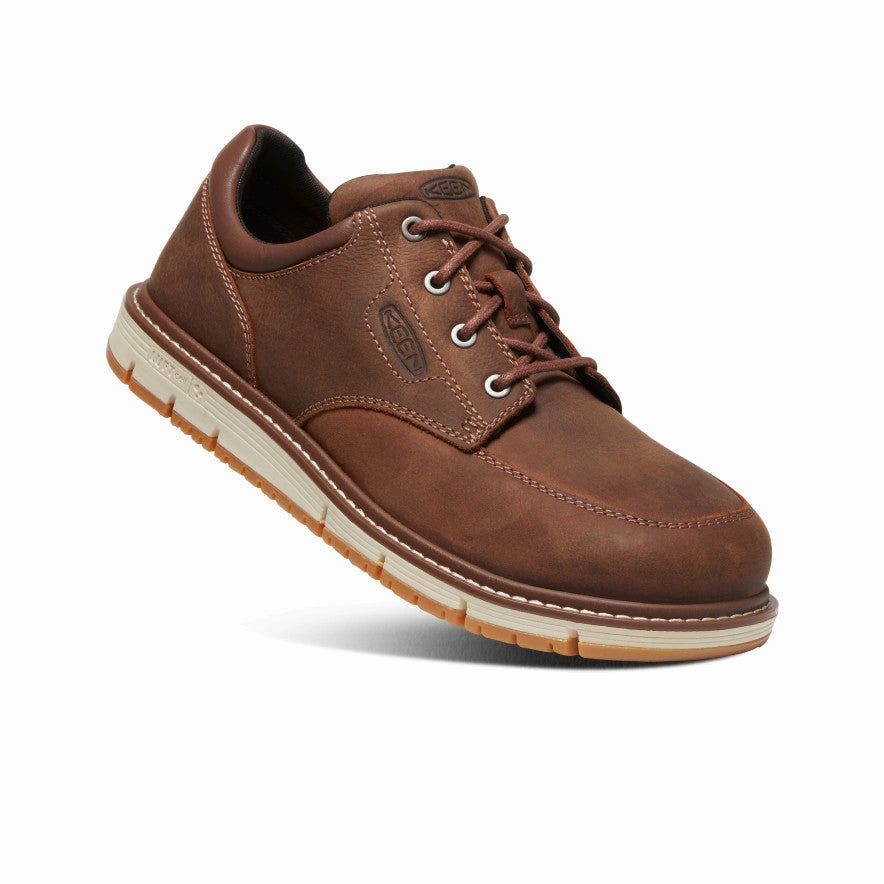 Intentional Vibe Cool Crafted Men'S San Jose Oxford (Aluminum Toe)  |  Gingerbread/Off White