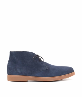 Core Rhythm Sahara Blue Suede Ankle Boots