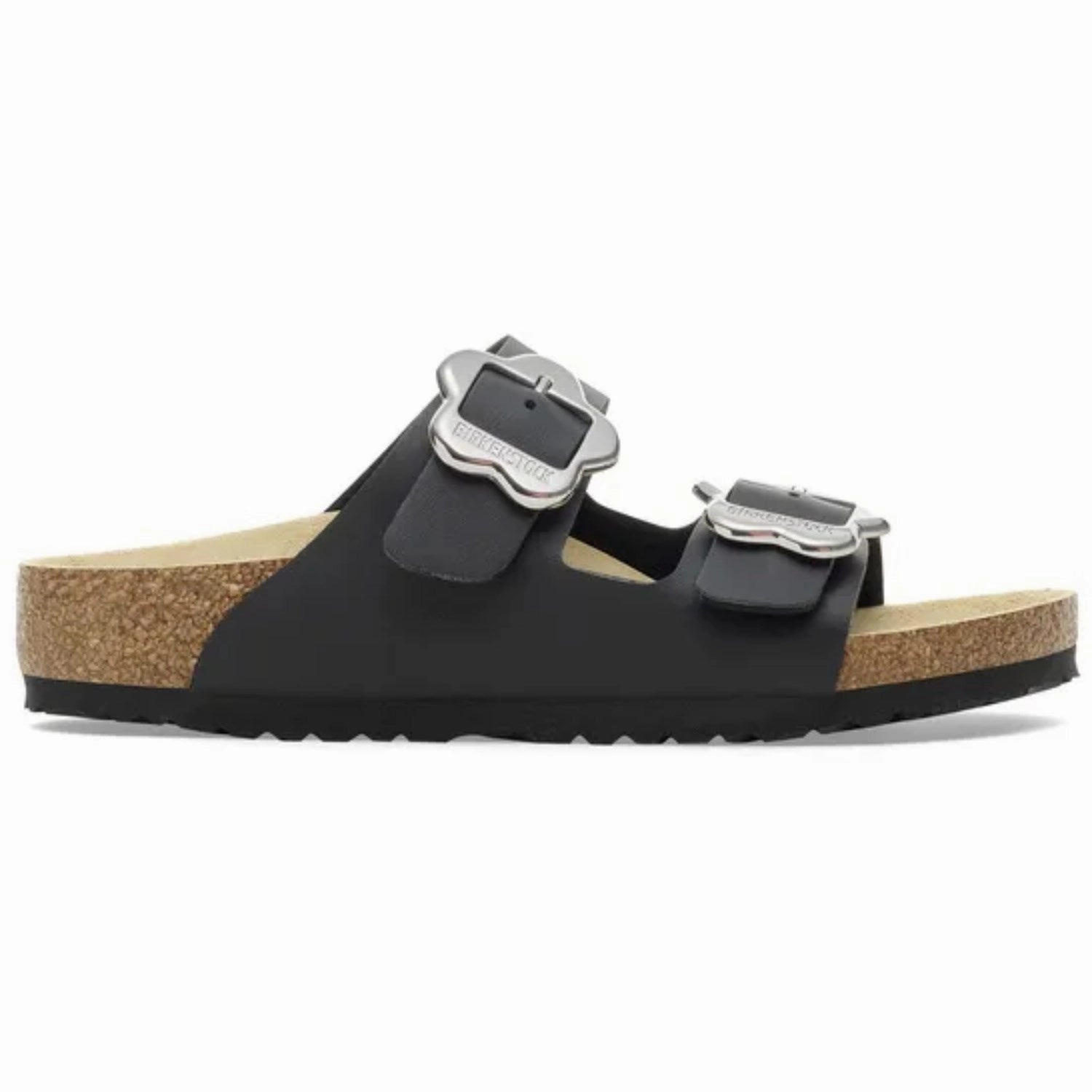 Elevated Motion Birkenstock Arizona Kids Flower Buckle Bf Black