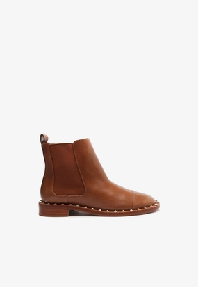 Tanner Leather Bootie Minimal Mood Calm In Motion