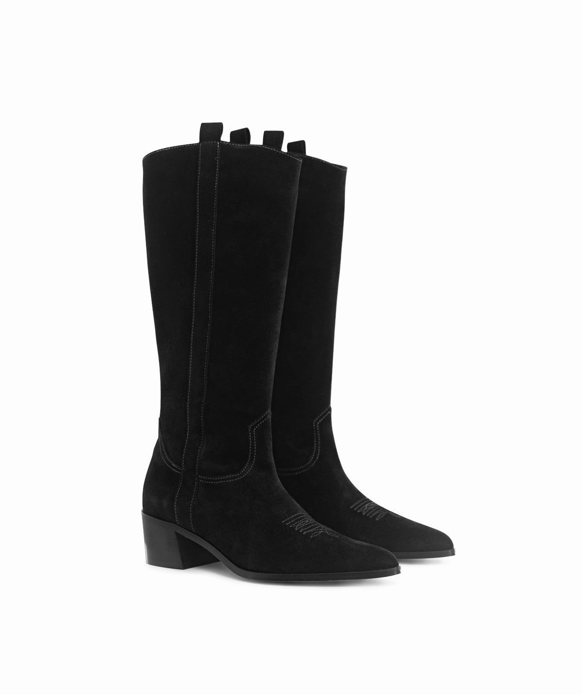 Tailored Utility Judith Black Cowboy Boots